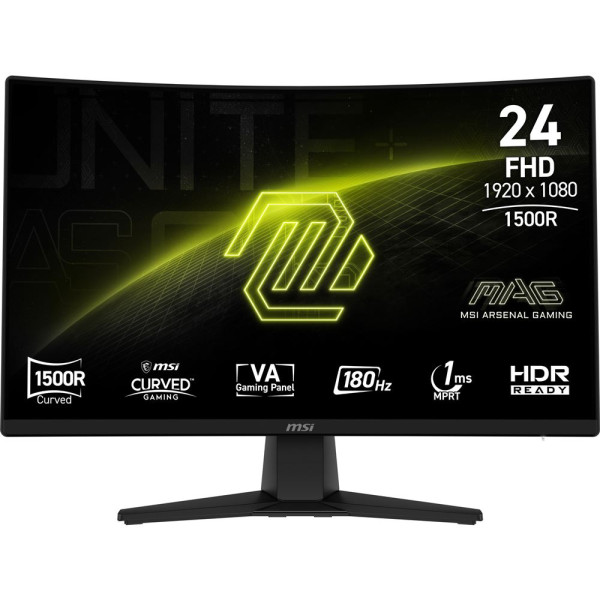 ECRAN GAMER MSI MAG 244C CURVED 180HZ 24 P