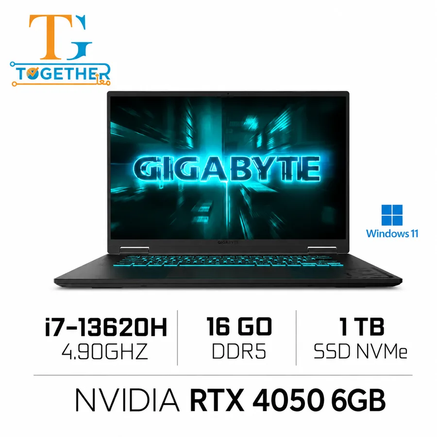 GIGABYTE A16 I7_13620H/16GB/1TB/RTX4050