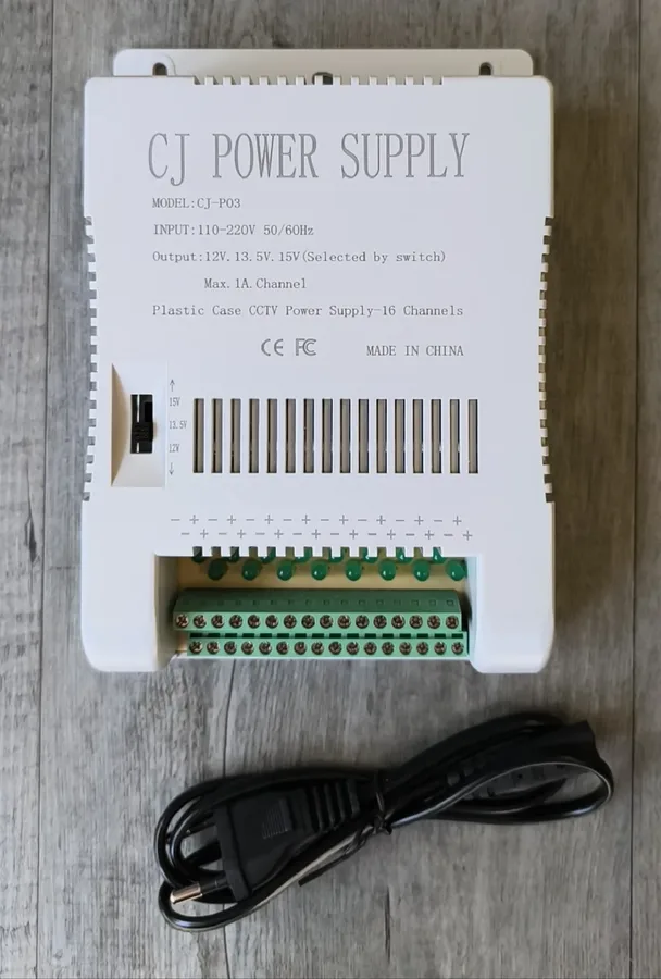 Alimentation CCTV CJ Power Supply CJ-P03 - 16 Canaux