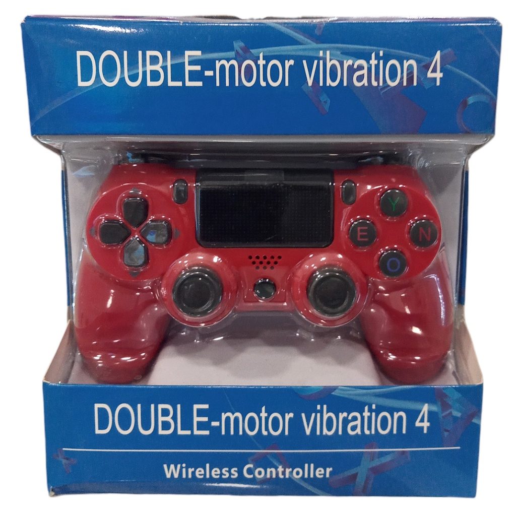 Double-Motor Vibration 4" de couleur rouge