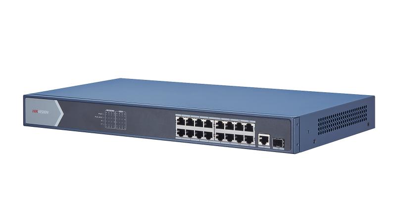 Switch PoE Hikvision DS-3E0518P-E - 16 Ports Gigabit