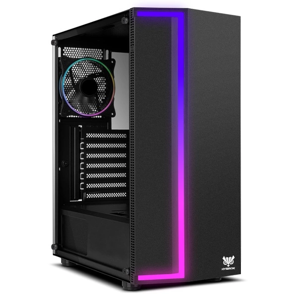 BOITIER GAMER HYBROK ASTRO ARGB GLASS BLACK