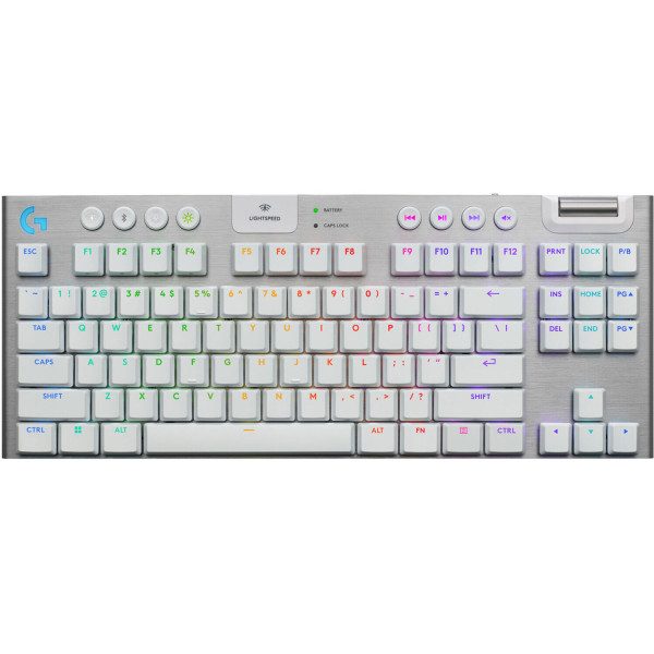 G915 X LIGHTSPEED TKL WHITE QWERTY US INT'L-2.4GHZ/BT