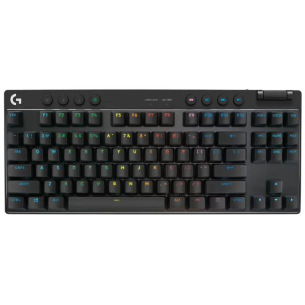 G PRO X TKL LIGHTSPEED Gaming Keyboard-BLACK-US INT'L-2.4GHZ/BT-TACTILE