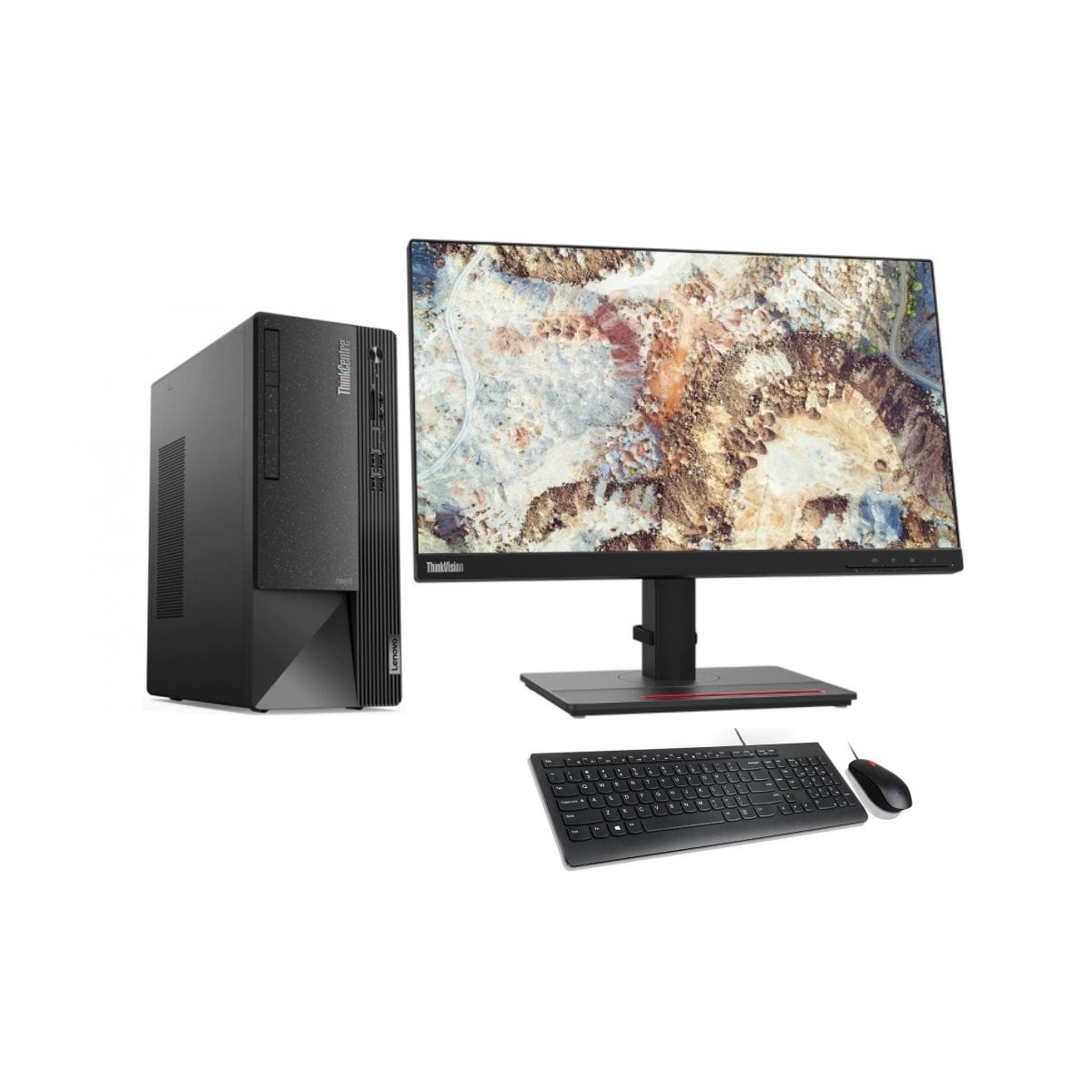 PC BUREAU LENOVO THINKCENTRE NEO 50S I3-12100 4GB 1T SSD  FREEDOS + ECRAN LENOVO 22 POUCE 1920*1080 HDMI